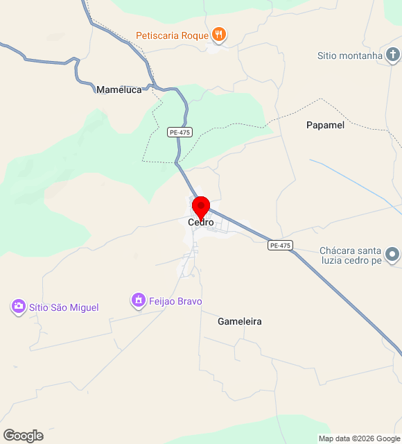 Mapa da localização