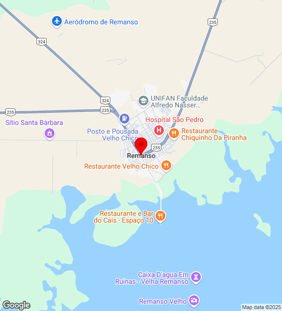 Mapa da localização
