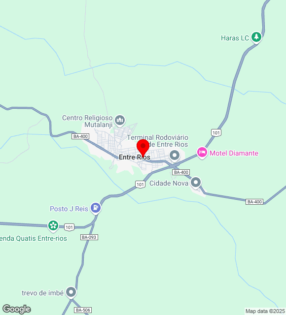 Mapa da localização