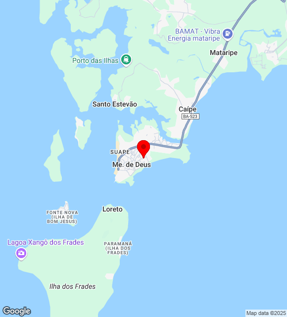 Mapa da localização