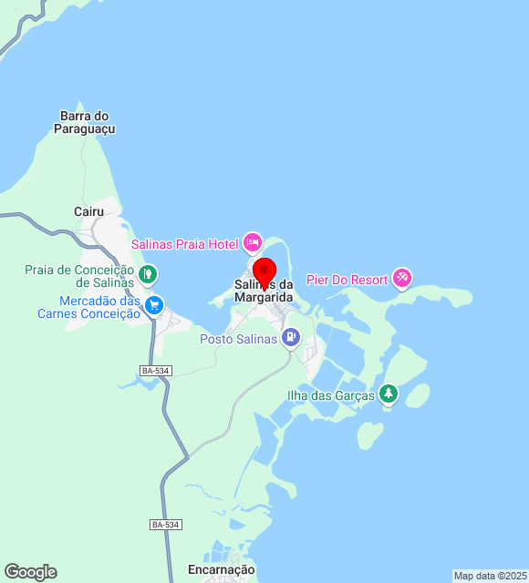 Mapa da localização