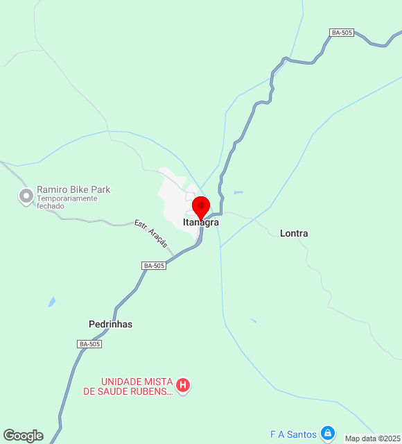 Mapa da localização