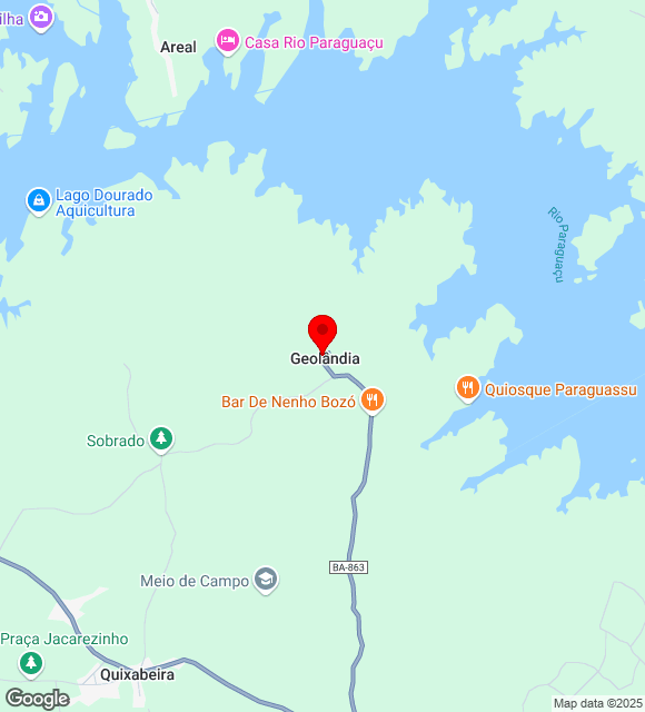 Mapa da localização