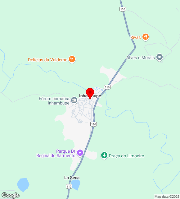 Mapa da localização