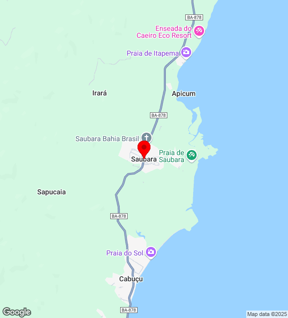 Mapa da localização