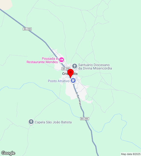 Mapa da localização