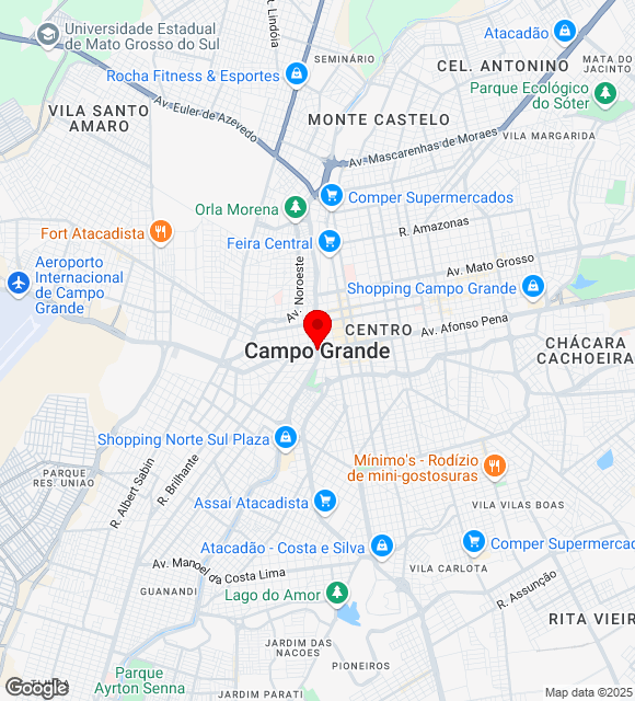 Mapa da localização