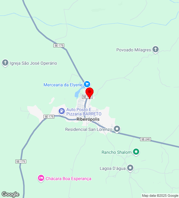 Mapa da localização