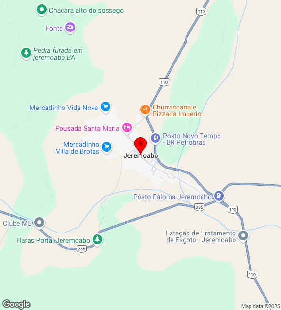 Mapa da localização