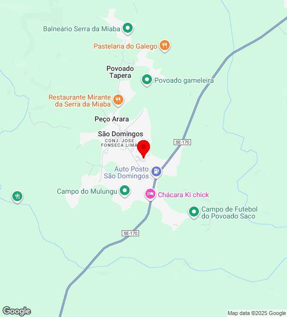 Mapa da localização
