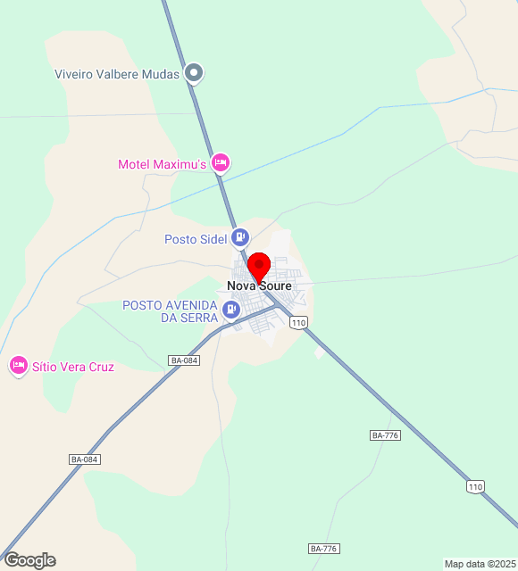 Mapa da localização