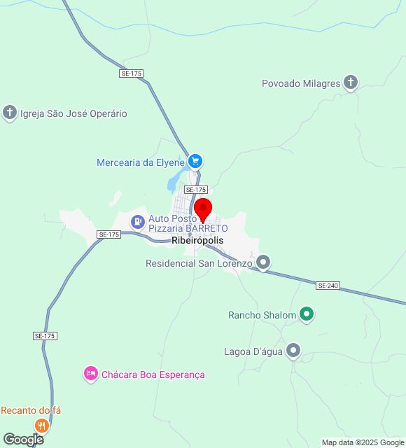 Mapa da localização
