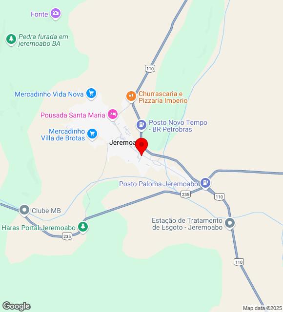 Mapa da localização