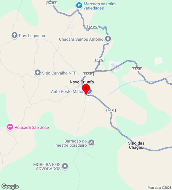 Mapa da localização