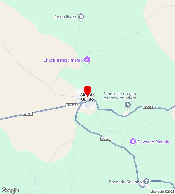 Mapa da localização