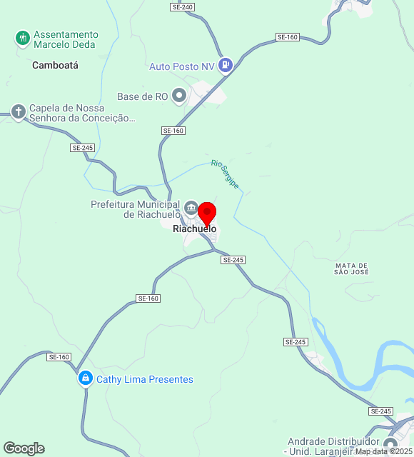 Mapa da localização
