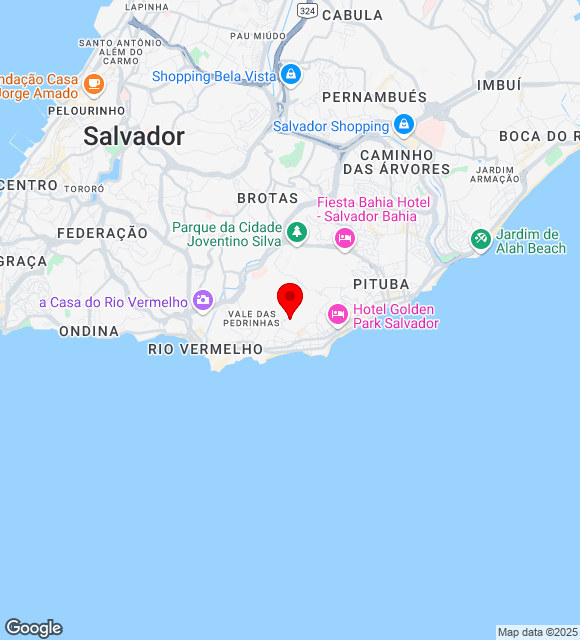 Mapa da localização