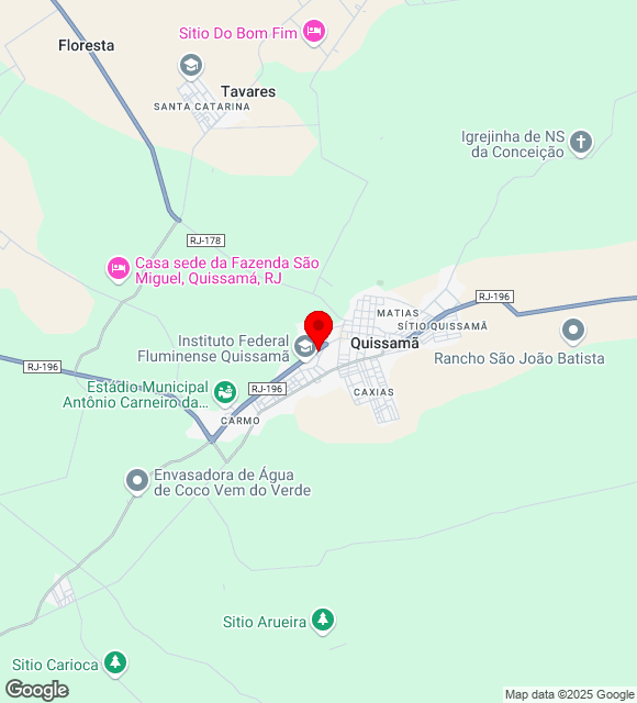 Mapa da localização