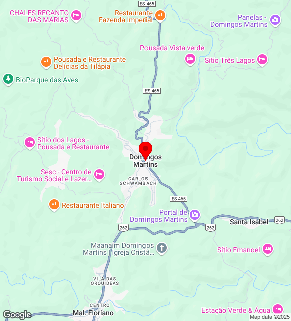 Mapa da localização