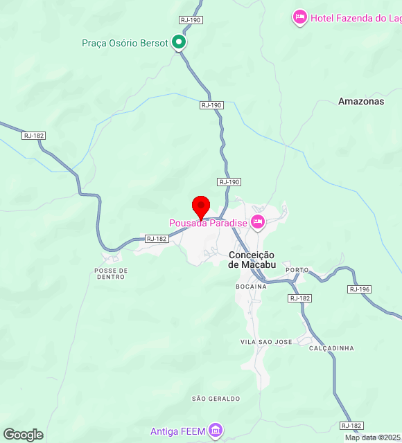 Mapa da localização