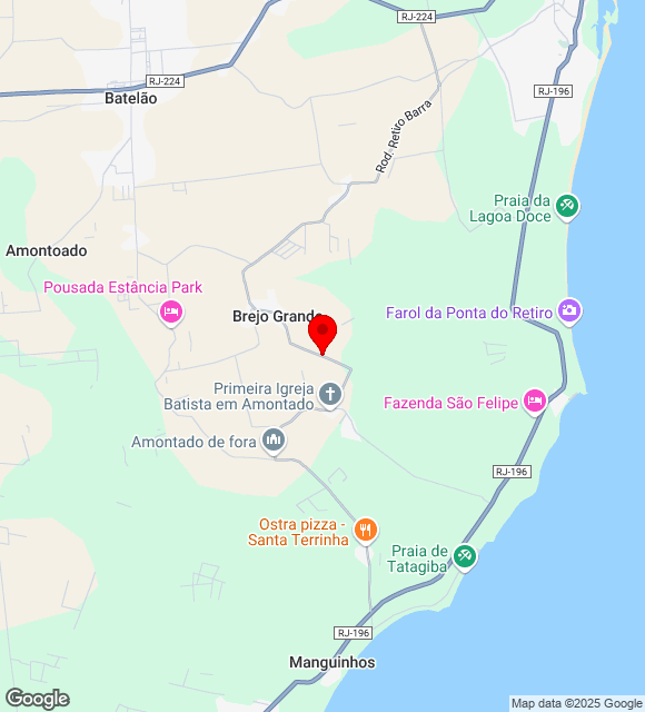 Mapa da localização