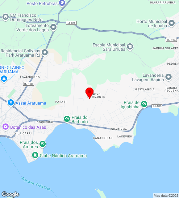Mapa da localização