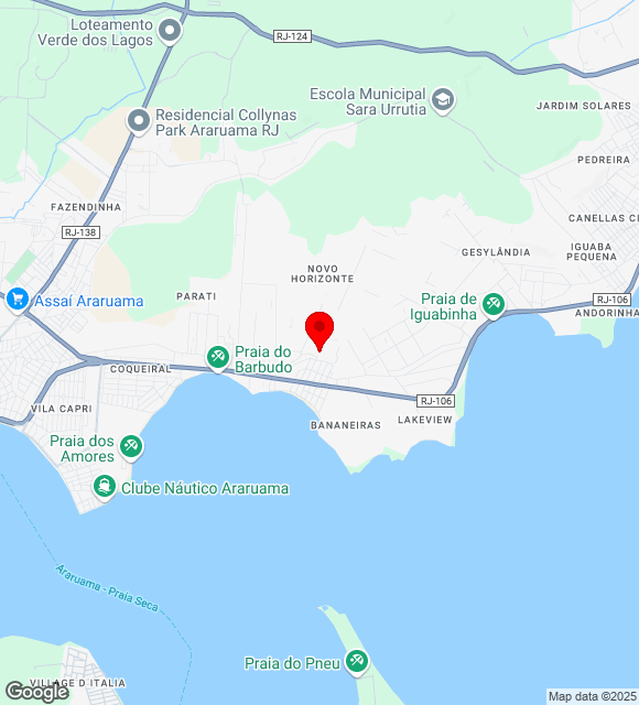 Mapa da localização