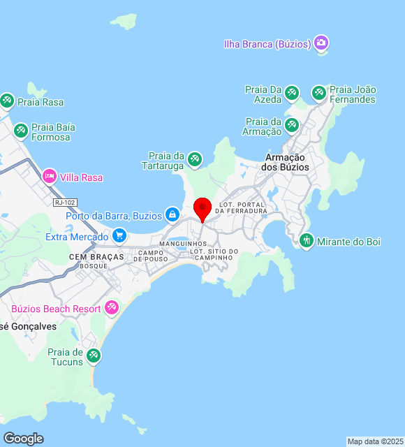 Mapa da localização