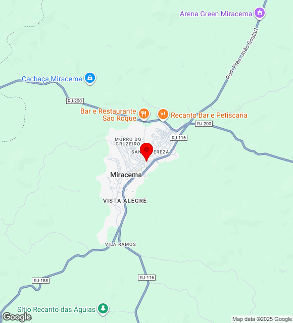 Mapa da localização