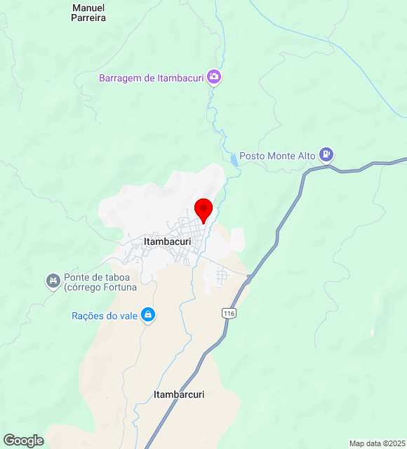 Mapa da localização