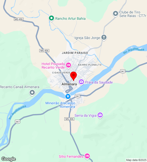 Mapa da localização