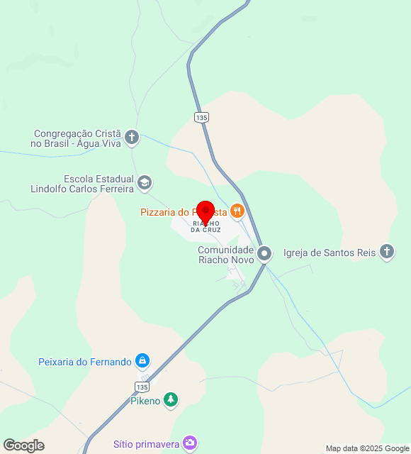 Mapa da localização