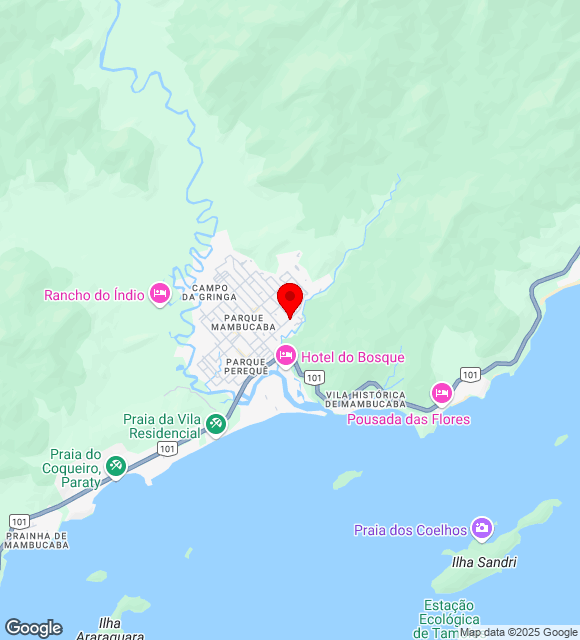 Mapa da localização