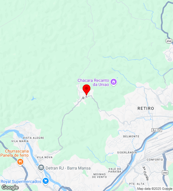 Mapa da localização