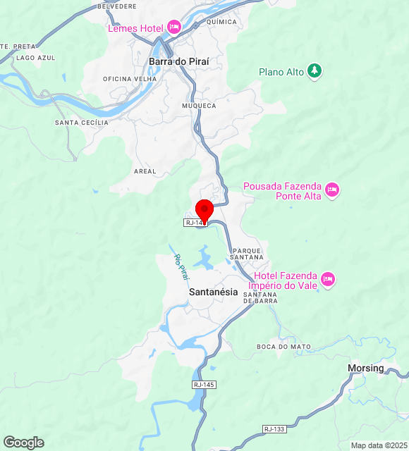 Mapa da localização