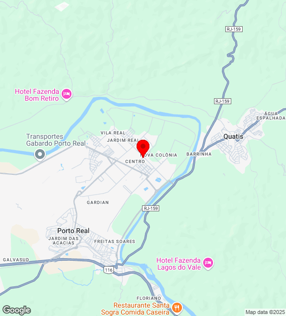 Mapa da localização