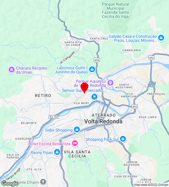 Mapa da localização