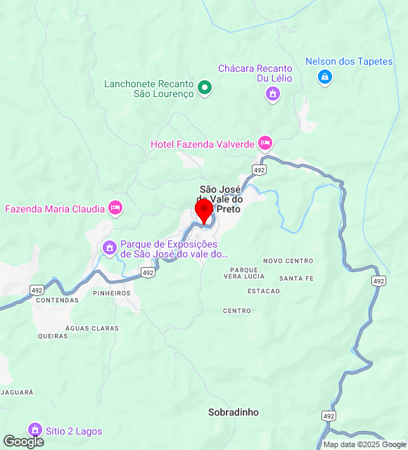 Mapa da localização