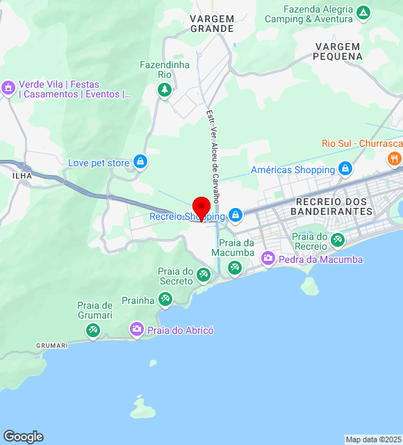 Mapa da localização