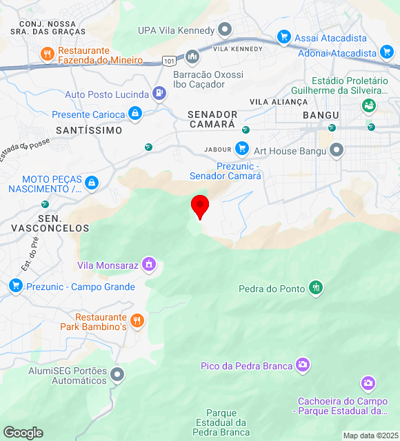 Mapa da localização