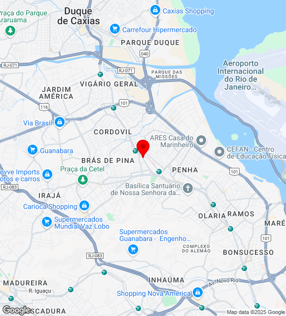 Mapa da localização