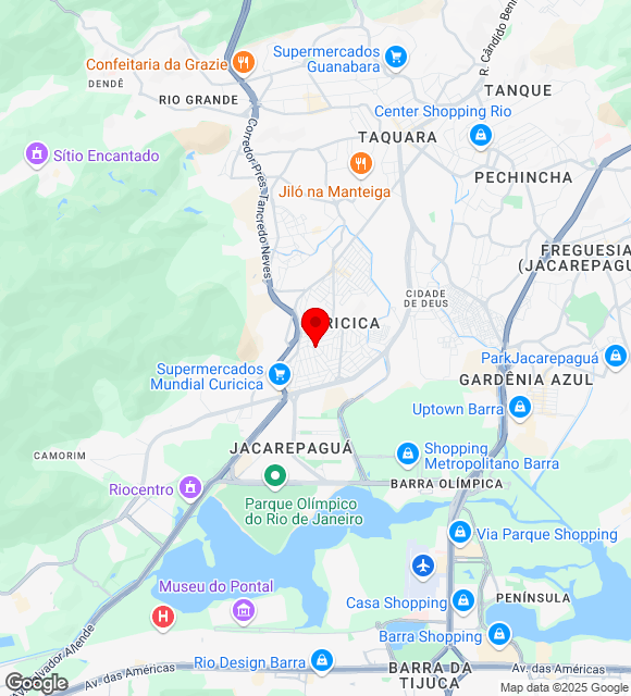 Mapa da localização