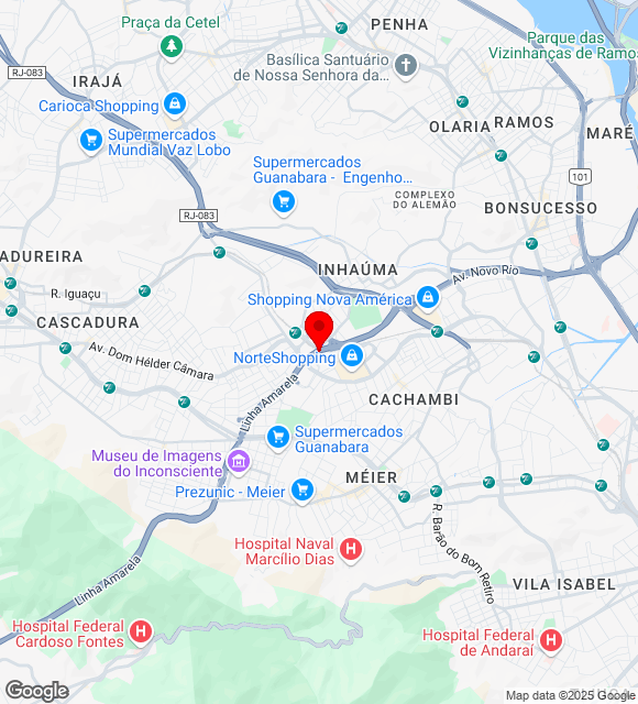 Mapa da localização