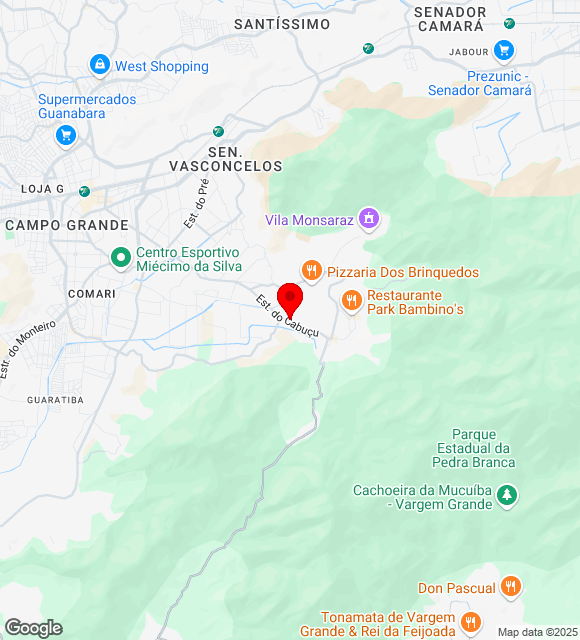 Mapa da localização