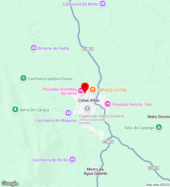 Mapa da localização