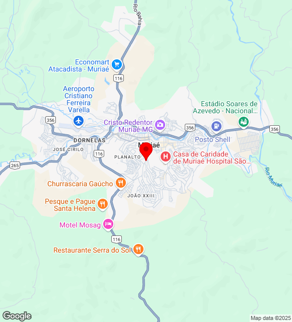 Mapa da localização