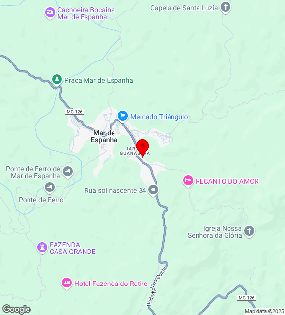 Mapa da localização