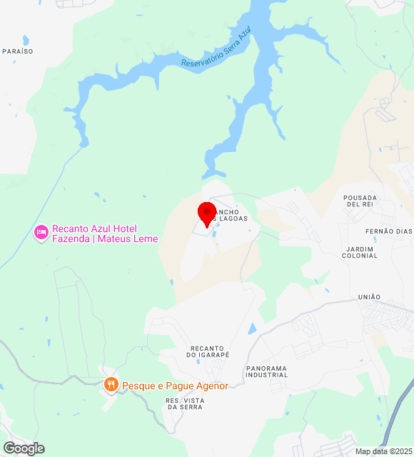 Mapa da localização