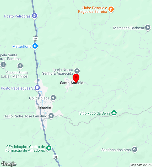 Mapa da localização