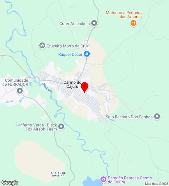 Mapa da localização